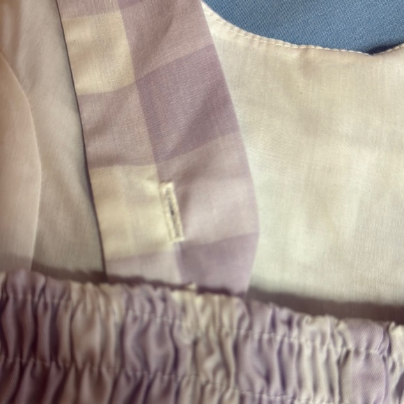 The Beaufort Bonnet Company Purple Gingham Romper - Picture 3 of 5